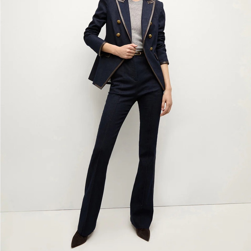 Veronica Beard Gracie Belted Denim Pant - NWOT